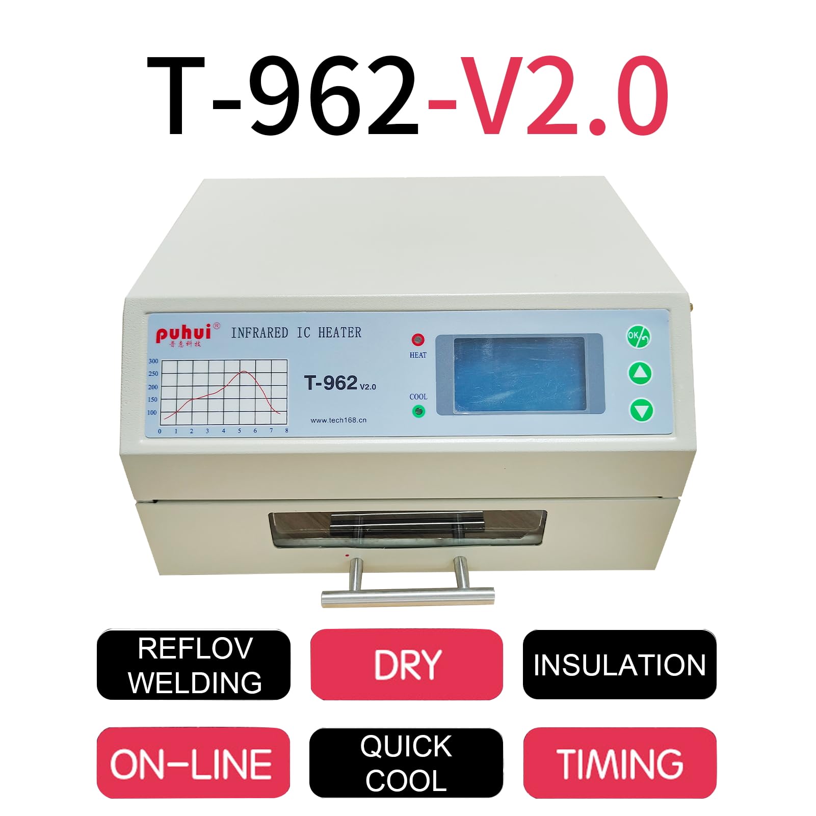 T962 Reflow Oven,110v 800w Reflow Soldering Station